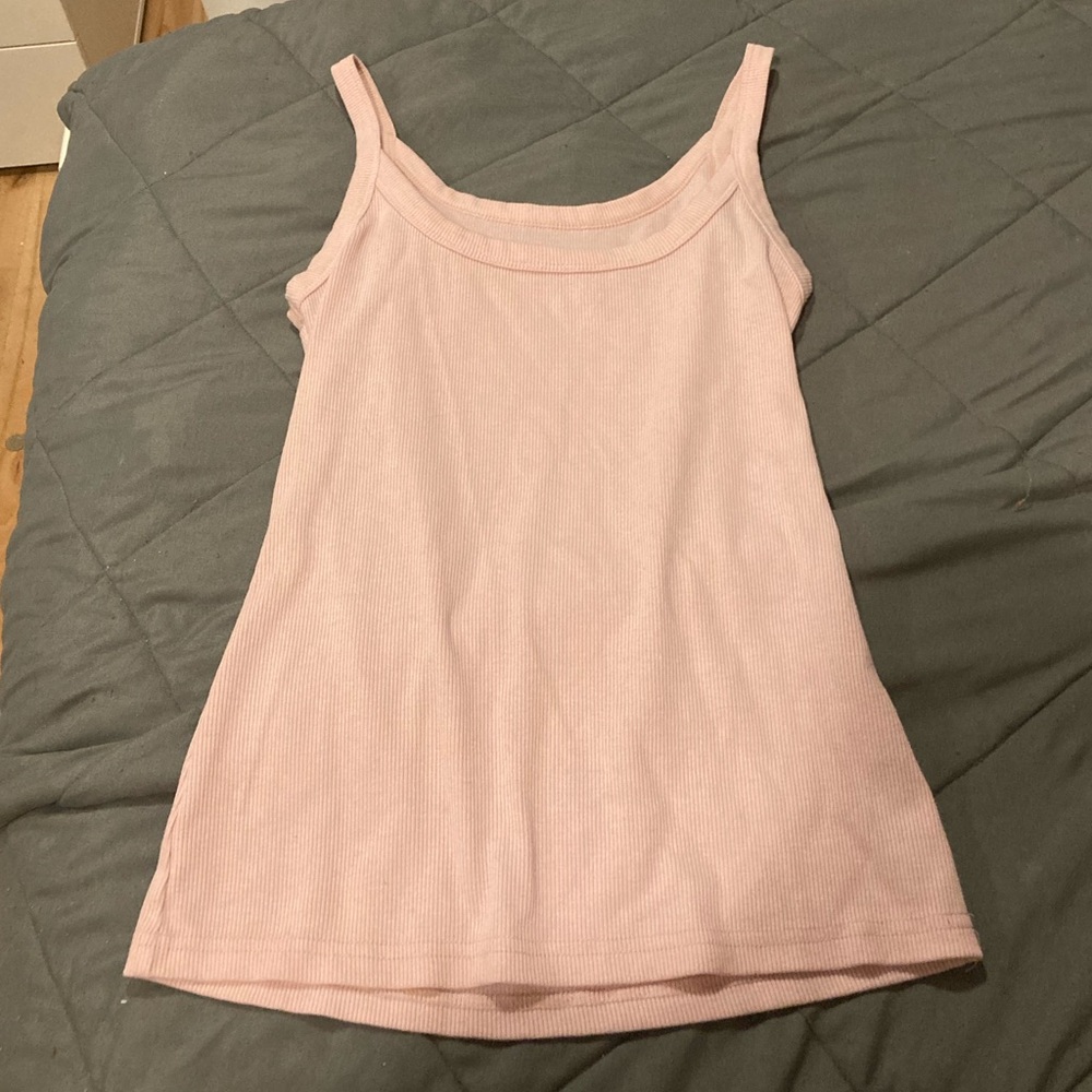 Womens light pink tank top